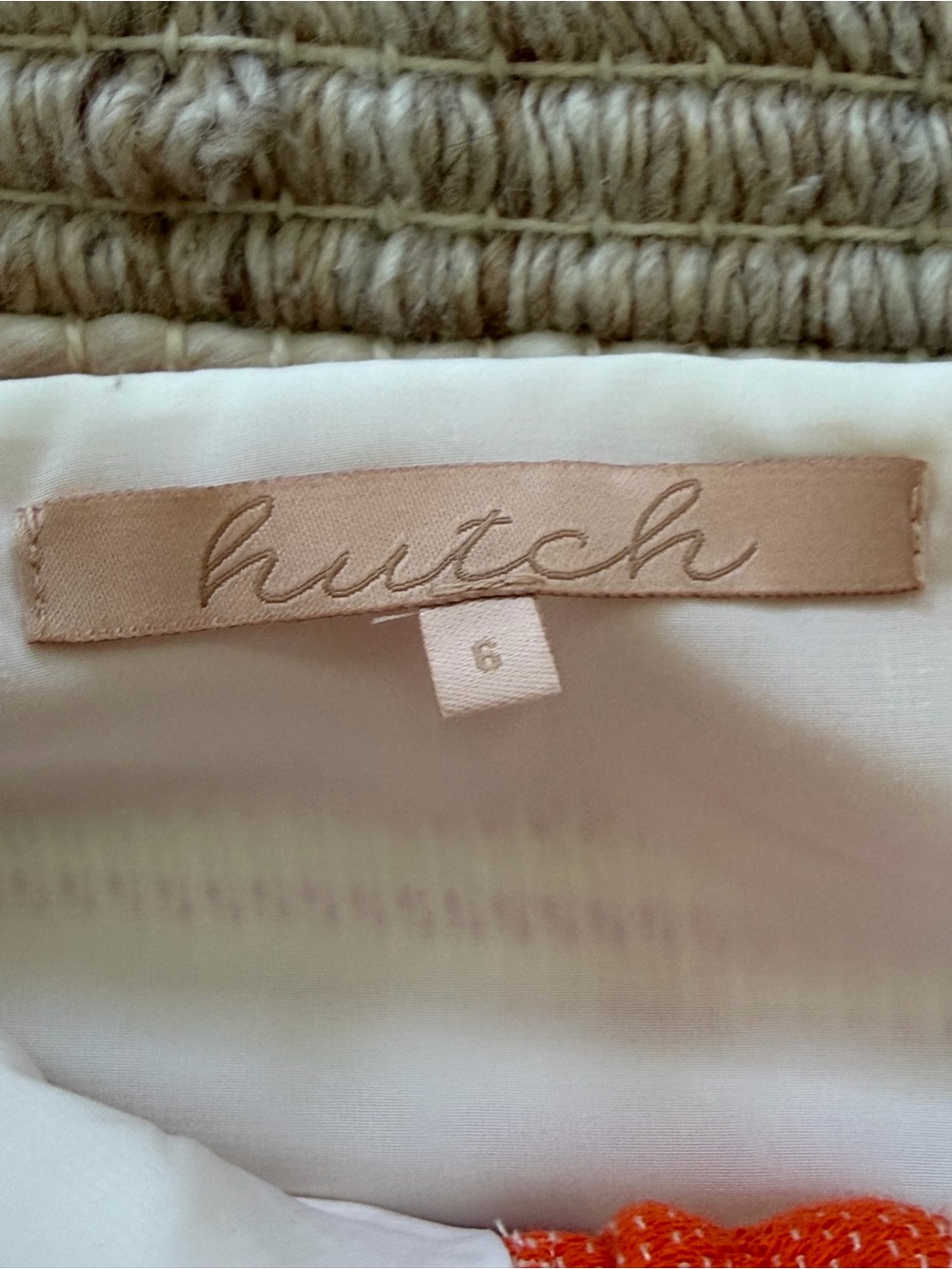 Hutch Cream, Pink, and Orange Striped Button Front Sundress - Picture 8 of 13